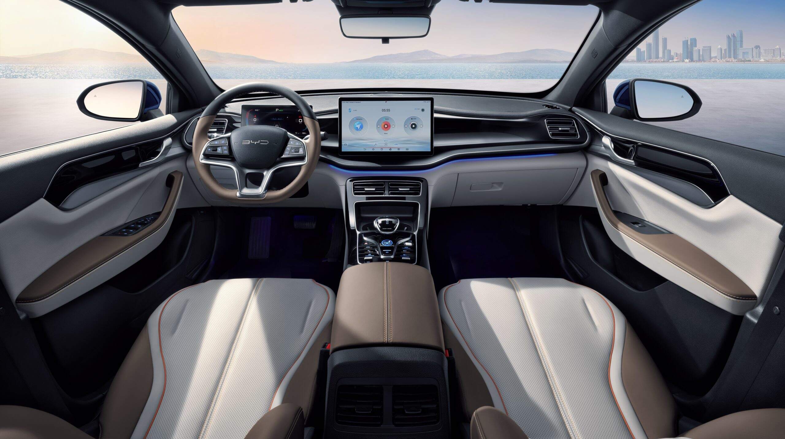 Used BYD Qin PLUS DM-i Sedan — Cabin overview (model reference)